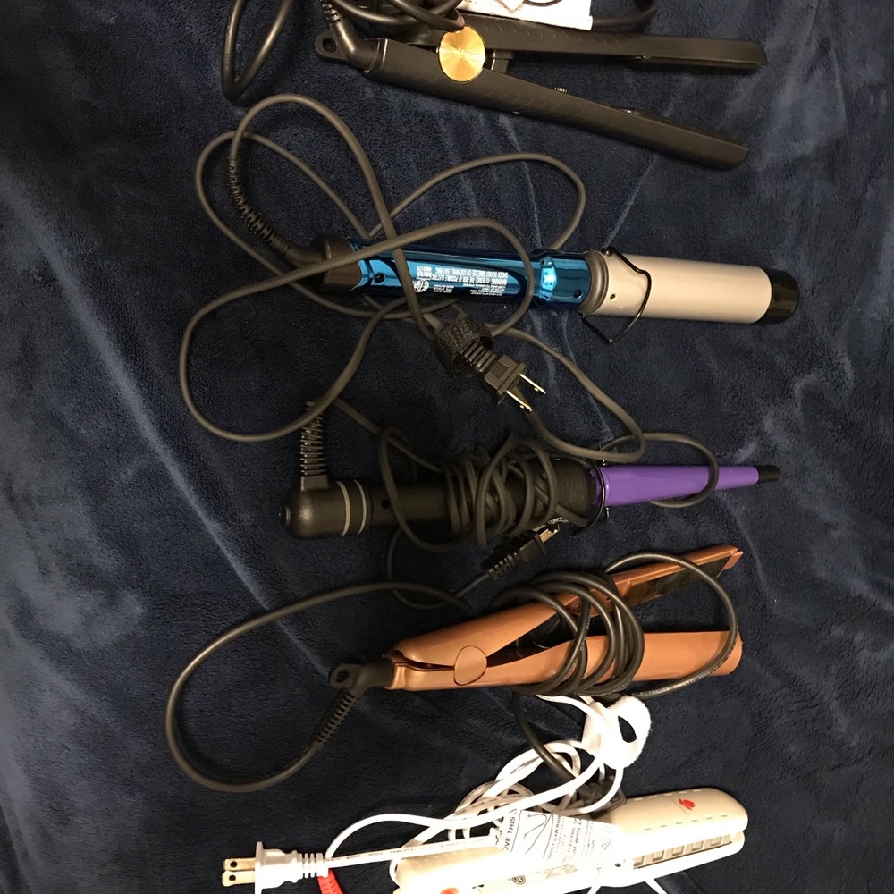 Hair curling wands / hair clam